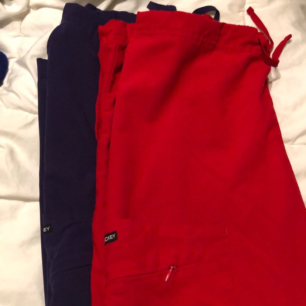 2 jockey scrub bottoms!